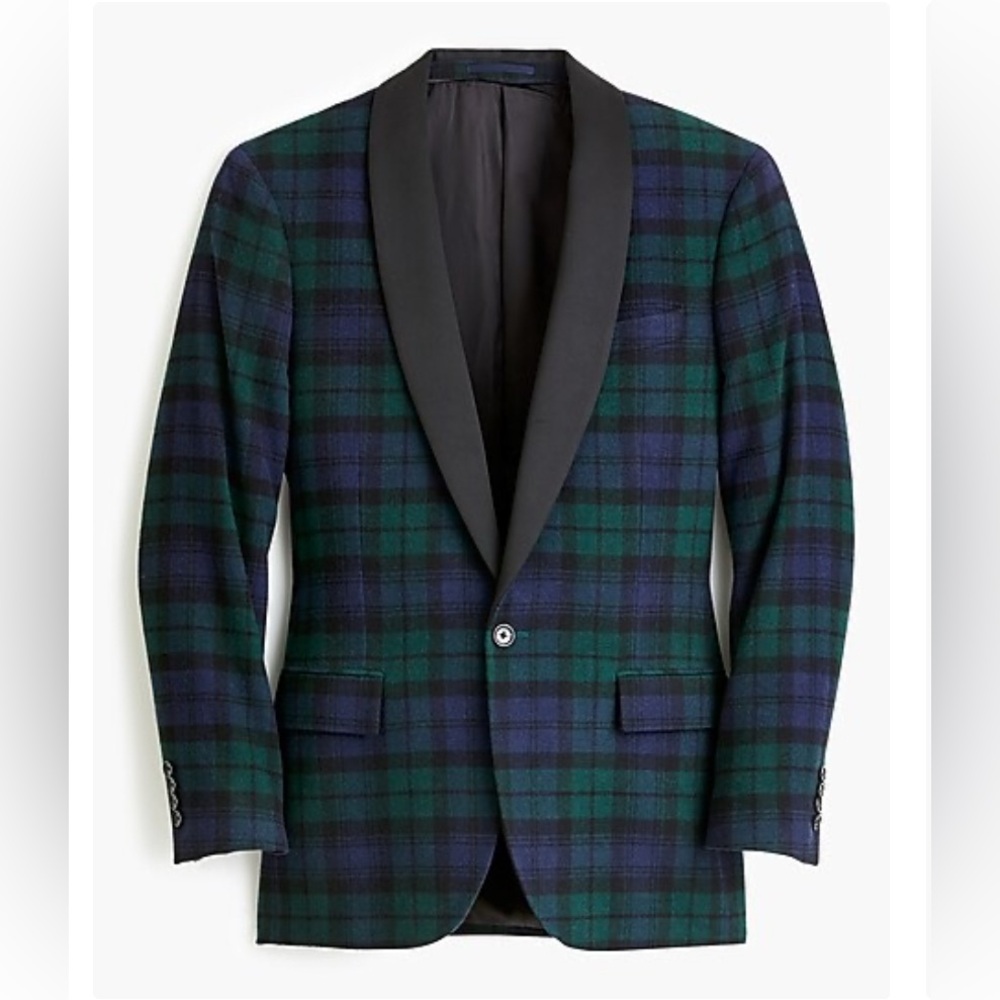 🔥 Ludlow Slim-Fit dinner jacket in Black Watch (LIKE NEW)